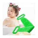 Lave Dos Brosses de douche en Silicone Double Face Vert