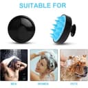 Brosse de Massage Capillaire en Silicone pour un Cuir Chevelu Sain et Détendu