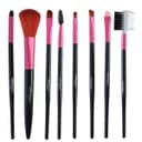 Pinceaux de maquillage 8 pièces-Rose