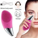 SONIC Brosse Nettoyante Électrique En Silicone Pour Le Visage Rose