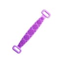 Lave Dos Brosses de douche en Silicone Double Face Violet