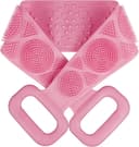 Lave Dos Brosse de Douche en Silicone Double Rose