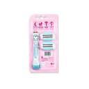 DORCO EVE Rasoir avec 2 Recharges à 6 Lames pour Femmes